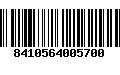 Código de Barras 8410564005700