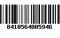 Código de Barras 8410564005946