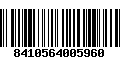 Código de Barras 8410564005960