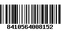 Código de Barras 8410564008152