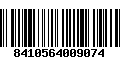 Código de Barras 8410564009074