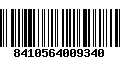 Código de Barras 8410564009340