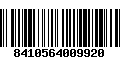 Código de Barras 8410564009920