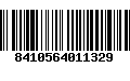 Código de Barras 8410564011329