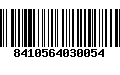 Código de Barras 8410564030054