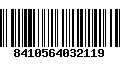 Código de Barras 8410564032119