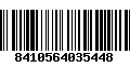 Código de Barras 8410564035448