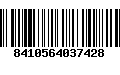 Código de Barras 8410564037428