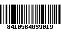 Código de Barras 8410564039019