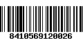 Código de Barras 8410569120026