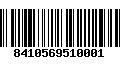 Código de Barras 8410569510001