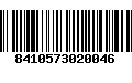 Código de Barras 8410573020046