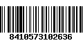 Código de Barras 8410573102636