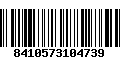 Código de Barras 8410573104739