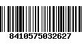 Código de Barras 8410575032627