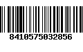 Código de Barras 8410575032856