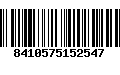 Código de Barras 8410575152547