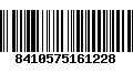 Código de Barras 8410575161228