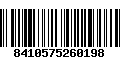 Código de Barras 8410575260198