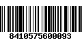 Código de Barras 8410575600093