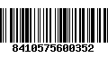 Código de Barras 8410575600352