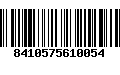 Código de Barras 8410575610054