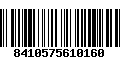 Código de Barras 8410575610160