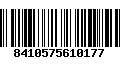 Código de Barras 8410575610177