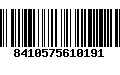 Código de Barras 8410575610191