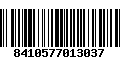 Código de Barras 8410577013037