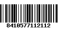 Código de Barras 8410577112112