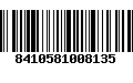 Código de Barras 8410581008135