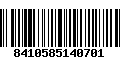 Código de Barras 8410585140701