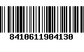 Código de Barras 8410611904130