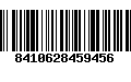 Código de Barras 8410628459456