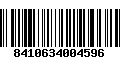 Código de Barras 8410634004596