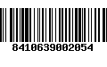 Código de Barras 8410639002054