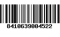 Código de Barras 8410639004522