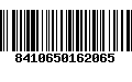 Código de Barras 8410650162065