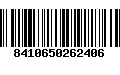 Código de Barras 8410650262406