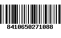 Código de Barras 8410650271088