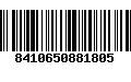 Código de Barras 8410650881805