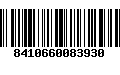 Código de Barras 8410660083930