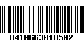 Código de Barras 8410663018502