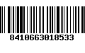 Código de Barras 8410663018533