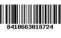 Código de Barras 8410663018724