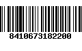 Código de Barras 8410673182200