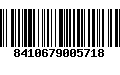 Código de Barras 8410679005718