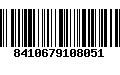 Código de Barras 8410679108051