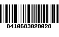 Código de Barras 8410683020028